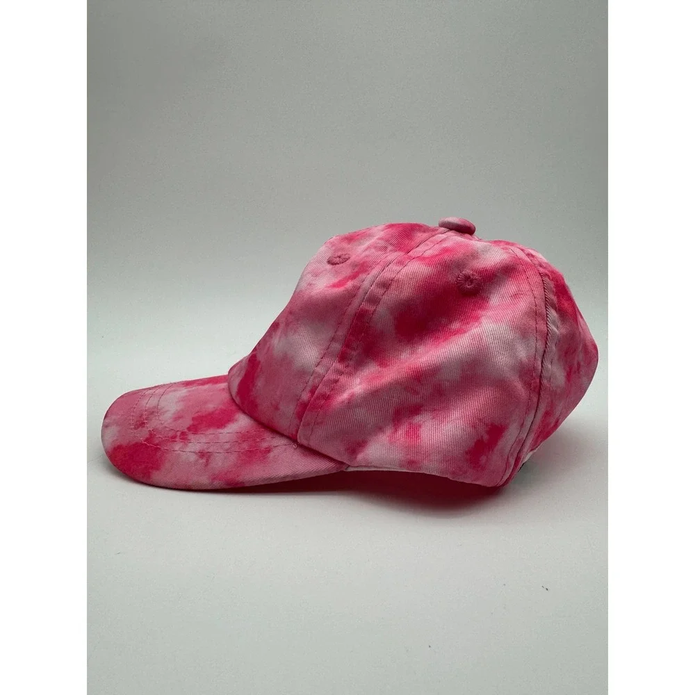 Buc-ee's‎ Pink Tie Dye Beaver Logo UPF 50+ Infant Sun Hat Cap